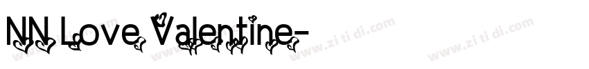 NN Love Valentine字体转换